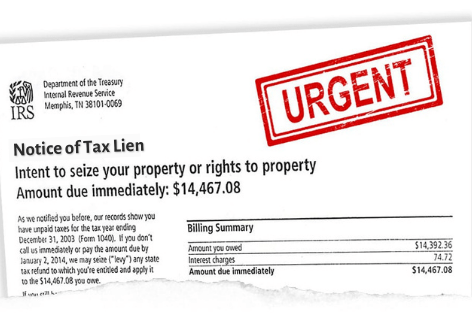Notice of Federal Tax Lien - Rush Tax Resolution
