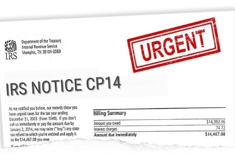 IRS Notice CP14 - Rush Tax Resolution