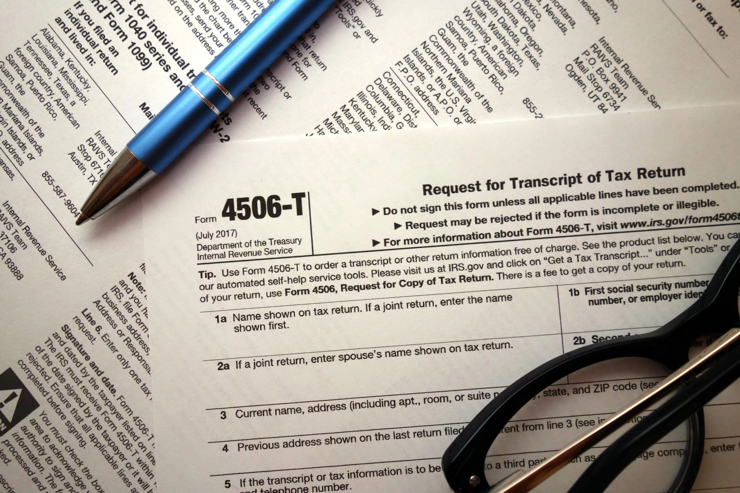 form 4506-t - rush tax resolution
