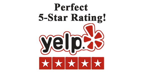 5 Stars Yelp reviews